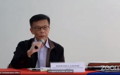 hans leo cacdac|Palace names Cacdac as DMW OIC .